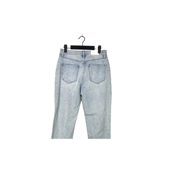 NWT Pistola Presley Relaxed Distressed High Rise Roller Jeans 26 Hibiscus Blue - Picture 6 of 14